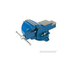 Morsa da banco 160 mm Silverline girevole resistente 16 kg apert. 160mm