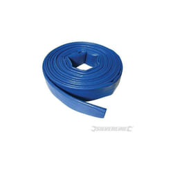 Silverline - Tubi di Scarico in pvc flessibili piatti per piscine laghi fossi 10m 10 m x 50 mm