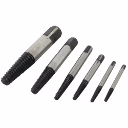 Removes damaged bolts and screws that cannot be removed with a standard screwdriver. Produced from GCr15 Bearing Steel. Inclu ...