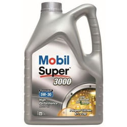 Mobil Super 3000 Formula P 5W-30 5l Olio motore 151197 FIAT: Panda II Hatchback, Panda III Hatchback, Grande Punto Hatchback, PEUGEOT: 208 I Hatchback