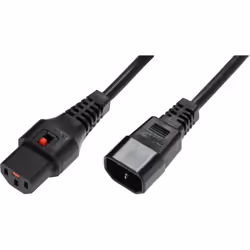 Microconnect PC1021, 2 m, Accoppiatore C13, Accoppiatore C14, H05VV-F, 250 V, 10 A