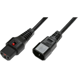 Microconnect PC1021 cavo di alimentazione Nero 2 m Accoppiatore C13 Accoppiatore C14