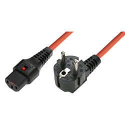 Microconnect EL248S cavo di alimentazione Arancione 3 m Accoppiatore C13