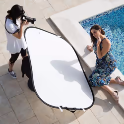 Manfrotto LL LR7234 riflettore per studio fotografico Rettangolare Oro, Argento - Vista aggiuntiva 5