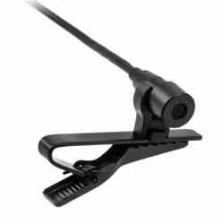 Audio-Technica ATR-3350X, Microfono Lavalier/Lapel, Omnidirezionale, Cablato, 3.5 mm (1/8"), Nero, 6 m