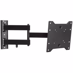 Proper Heavy-Duty Swing Arm TV Bracket for 23''-43", 109,2 cm (43"), 75 x 75 mm, 200 x 200 mm, -12 - 12°, 24°, Nero