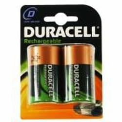 Duracell Rechargeable D Size 2 Pack Batteria ricaricabile Nichel-Metallo Idruro (NiMH)