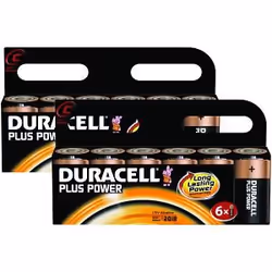 Duracell BUN0035A, Batteria monouso, C, Alcalino, 1,5 V, 12 pz, Nero, Arancione
