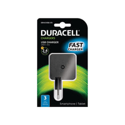 Duracell DRACUSB2-EU Caricabatterie per dispositivi mobili Smartphone, Tablet Nero AC Interno
