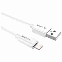 Duracell USB5022W cavo Lightning 2 m Bianco