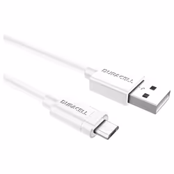 Duracell USB5023W cavo USB 2.0 2 m USB A Micro-USB A Bianco