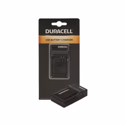 Duracell DRC5903, USB, Caricabatteria per interni, Canon LP-E6, Nero, 5 V, 5 V
