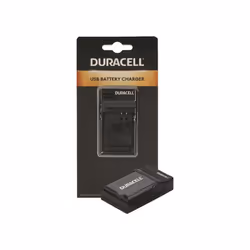 Duracell DRF5982, USB, Caricabatteria per interni, FujiFilm NP48, NP-50, Pentax D-LI68, Kodak KLIC-7004, Nero, 5 V, 5 V