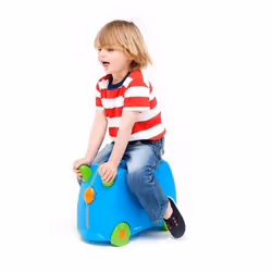 Trunki Terrance Trolley Guscio rigido Blu 18 L Plastica - Vista aggiuntiva 5