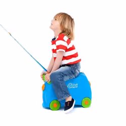 Trunki Terrance Trolley Guscio rigido Blu 18 L Plastica - Vista aggiuntiva 6