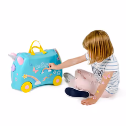 Trunki 1568282711 bagaglio Valigia Rosa, Turchese, Giallo 18 L Plastica - Vista aggiuntiva 7