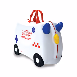 Trunki 5055192203581, Trolley, Guscio rigido, Bianco, 4 ruota(e), Allacciatura a zip, 18 L