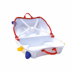 Trunki 5055192203581 bagaglio Trolley Guscio rigido Bianco 18 L Plastica