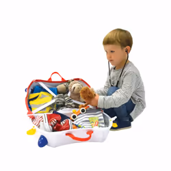 Trunki 5055192203581 bagaglio Trolley Guscio rigido Bianco 18 L Plastica - Vista aggiuntiva 7