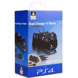 4Gamers 4G-4182 Caricabatterie per dispositivi mobili Comandi di gaming Nero Interno
