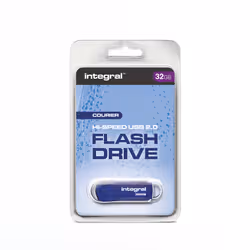 Integral INFD32GBCOU unità flash USB 32 GB USB tipo A 2.0 Blu, Argento - Vista aggiuntiva 4