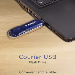 Integral INFD32GBCOU unità flash USB 32 GB USB tipo A 2.0 Blu, Argento - Vista aggiuntiva 5