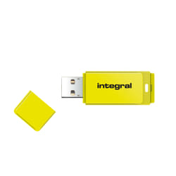 Integral 64GB USB2.0 DRIVE NEON YELLOW unità flash USB USB tipo A 2.0 Giallo
