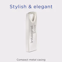 Integral INFD64GBARC unità flash USB 64 GB USB tipo A 2.0 Argento - Vista aggiuntiva 2