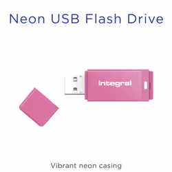Integral INFD64GBNEONPK unità flash USB 64 GB USB tipo A 2.0 Rosa - Vista aggiuntiva 3
