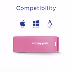 Integral INFD64GBNEONPK unità flash USB 64 GB USB tipo A 2.0 Rosa - Vista aggiuntiva 4