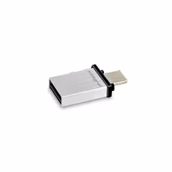 Integral 16GB Micro Fusion USB2.0 OTG, 16 GB, USB Type-A / Micro-USB, 2.0, Cuffia, 3 g, Nero, Argento