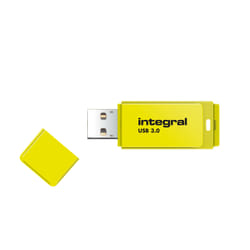 Integral 16GB USB3.0 DRIVE NEON YELLOW UP TO R-80 W-10 MBS unità flash USB USB tipo A 3.2 Gen 1 (3.1 Gen 1) Giallo