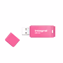 Integral 32GB USB3.0 DRIVE NEON PINK UP TO R-100 W-30 MBS, 32 GB, USB tipo A, 3.2 Gen 1 (3.1 Gen 1), 120 MB/s, Cuffia, Rosa