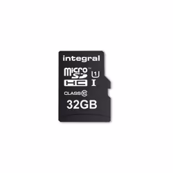 Integral 32GB SMARTPHONE AND TABLET MICROSDHC/XC CLASS 10 UHS-I U1, 32 GB, MicroSD, UHS-I, 90 MB/s, Class 1 (U1), Nero