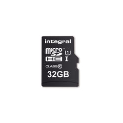 Integral 32GB SMARTPHONE AND TABLET MICROSDHC/XC CLASS 10 UHS-I U1 MicroSD