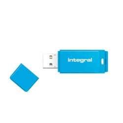 Integral 128GB USB2.0 DRIVE NEON BLUE unità flash USB USB tipo A 2.0 Blu