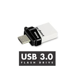 Integral MICRO FUSION USB 3.0 OTG unità flash USB 64GB USB Type-A / Micro-USB 3.2 Gen 1 (3.1 Gen 1) Bianco