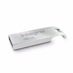 Integral 128GB USB3.0 DRIVE ARC METAL UP TO R-200 W-60 MBS, 128 GB, USB tipo A, 3.2 Gen 1 (3.1 Gen 1), 200 MB/s, Senza coperc ...
