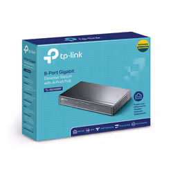TP-Link TL-SG1008P switch di rete Non gestito Gigabit Ethernet (10/100/1000) Supporto Power over Ethernet (PoE) Nocciola - Vista aggiuntiva 5