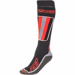 RST Tour Calze Moto, nero-rosso, dimensione M L per uomo