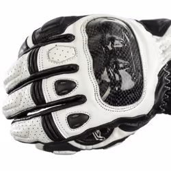 RST Stunt III Guanti da moto, nero-bianco, dimensione 2XL per uomo