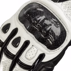 RST Stunt III Guanti da moto, nero-bianco, dimensione 2XL per uomo