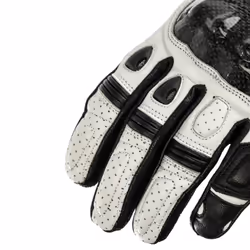 RST Stunt III Guanti da moto, nero-bianco, dimensione 2XL per uomo