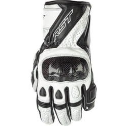 RST Stunt III Guanti da moto da donna, nero-bianco, dimensione S per donne