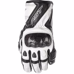 RST Stunt III Guanti da moto da donna, nero-bianco, dimensione S per donne