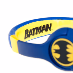 4SIDE DC Comics Batman The Caped Crusader Cuffie Cablato A Padiglione MUSICA Blu, Giallo