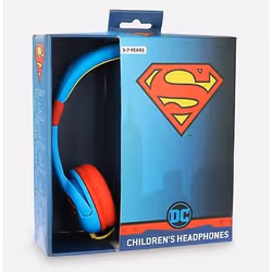 OTL Technologies DC Comics Superman Man of Steel Cuffie Cablato A Padiglione MUSICA Blu, Rosso, Giallo - Vista aggiuntiva 4