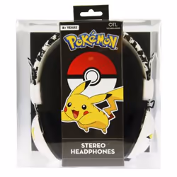 OTL Technologies Pokémon Pikachu Japanese Cuffie Cablato A Padiglione MUSICA Nero, Bianco, Giallo - Vista aggiuntiva 4