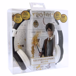 OTL Technologies Harry Potter Hogwarts Crest Kids Cuffie Cablato A Padiglione MUSICA Nero, Bianco - Vista aggiuntiva 4