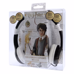 OTL Technologies Harry Potter Hogwarts Crest Kids Cuffie Cablato A Padiglione MUSICA Nero, Bianco - Vista aggiuntiva 5